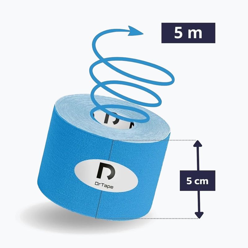 Kinesio tape DrTape Kinesiology Tape blue 2