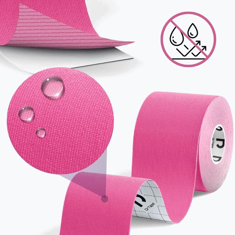 Nastro per kinesiotaping DrTape Kinesiology Tape pink 3