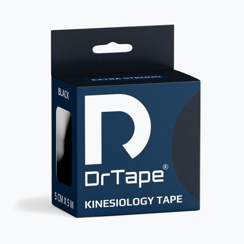 Nastro per taping kinesiologico DrTape Kinesiology Tape black 4