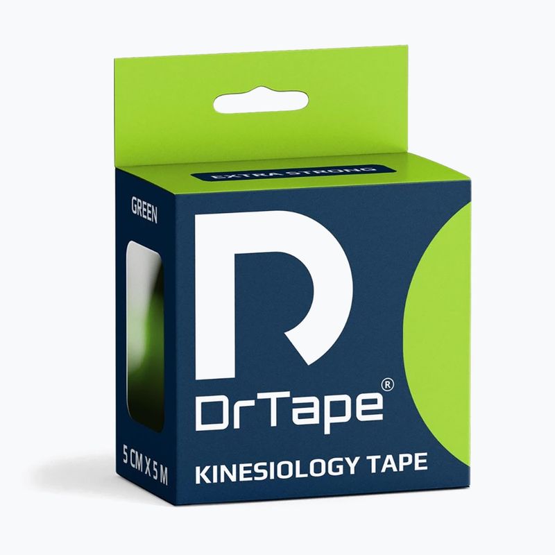 Nastro per kinesiotaping DrTape Kinesiology Tape green 4