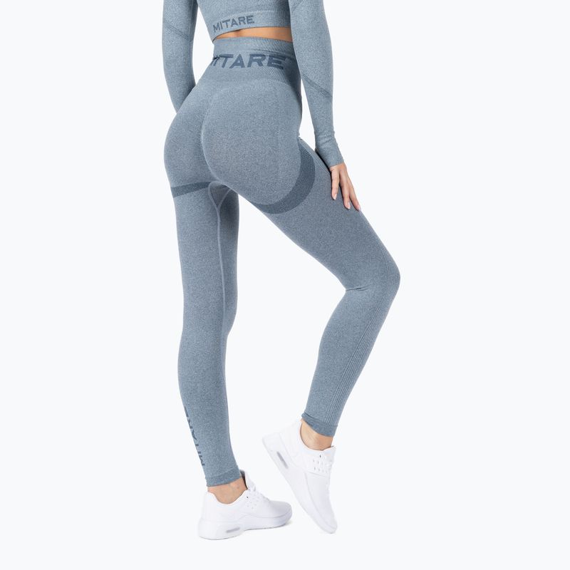 MITARE Push Up Max Leggings donna K001 blu chiaro 3