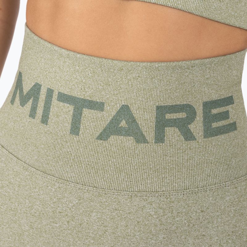 MITARE Push Up Max K001 leggings da donna verde militare 4