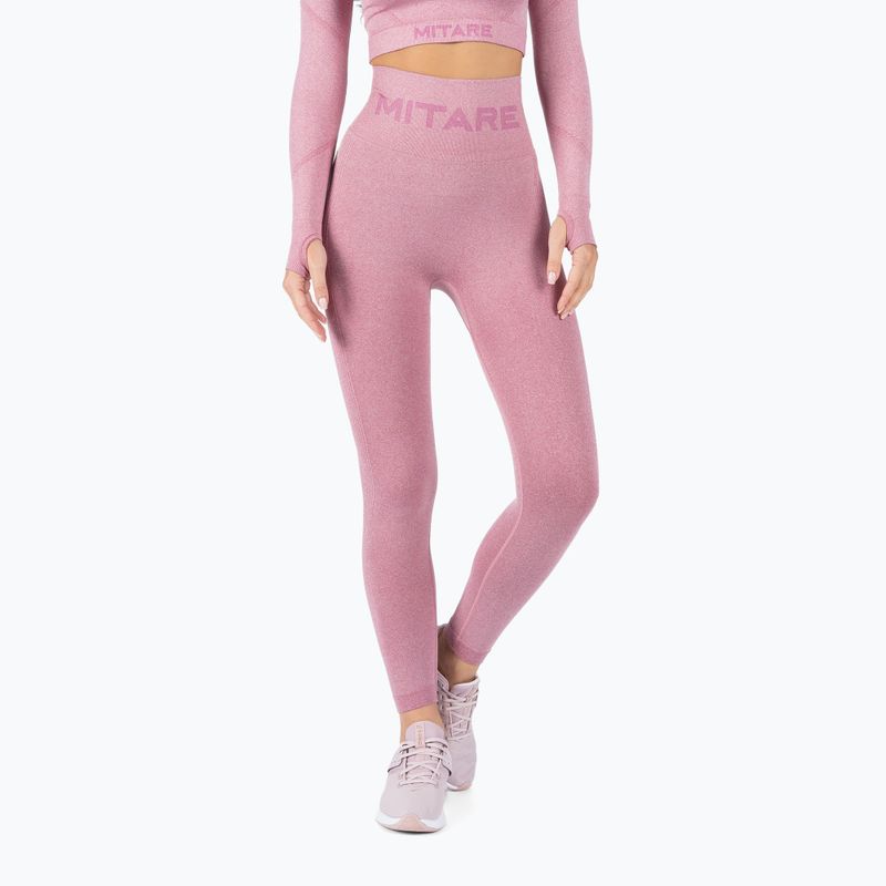 Leggings donna MITARE Push Up Max K001 rosso vino