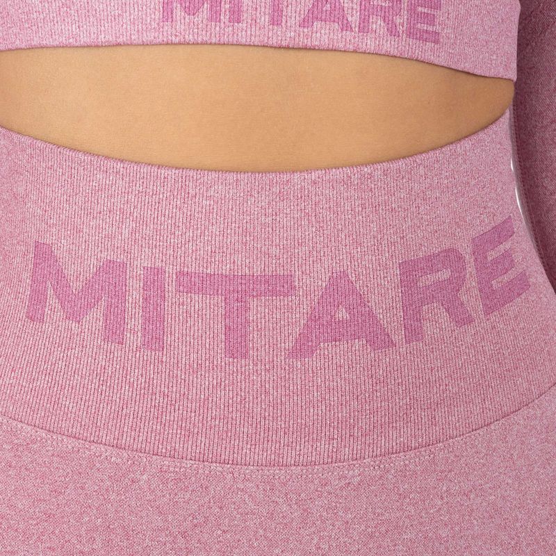 Leggings donna MITARE Push Up Max K001 rosso vino 4