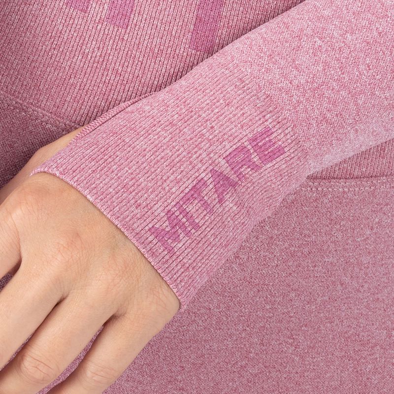 Leggings donna MITARE Push Up Max K001 rosso vino 5