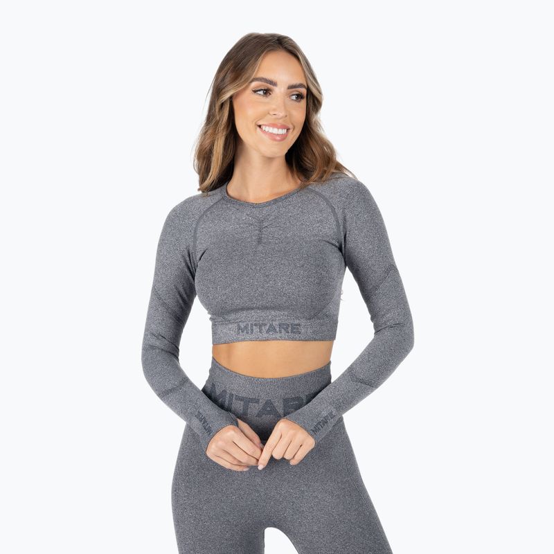 MITARE Push Up Max Crop Top donna K084 grigio scuro
