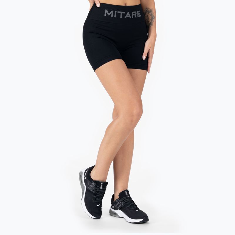 Pantaloncini da allenamento MITARE Push Up Sunny donna K115 nero