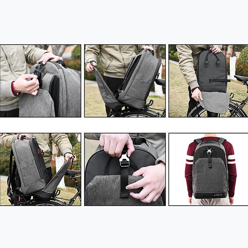 Borsa da bici Wheel Up 14008 grigio 7