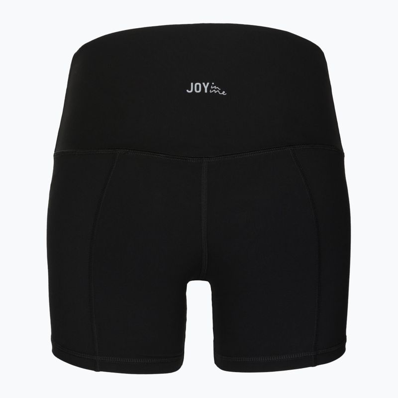 Pantaloncini da yoga da donna JOYINME Rise nero 2