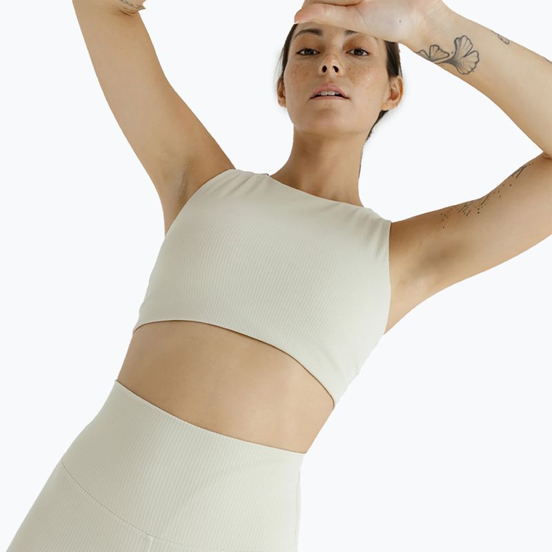 Leggings yoga donna JOYINME Unity a coste 7/8 crema di burro 4