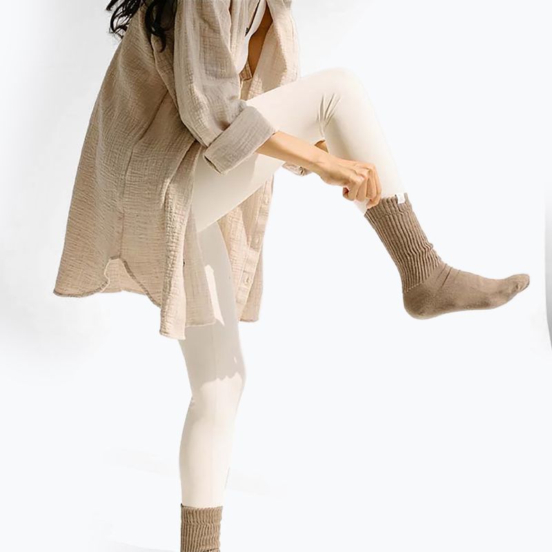 Calzini da donna JOYINME Ground Yourself taupe brown 2