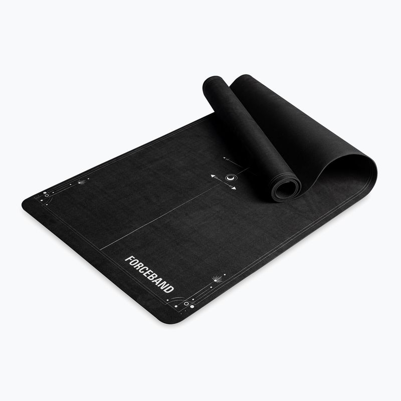 Tappetino yoga/fitness FORCEBAND Moon 4 mm nero 2