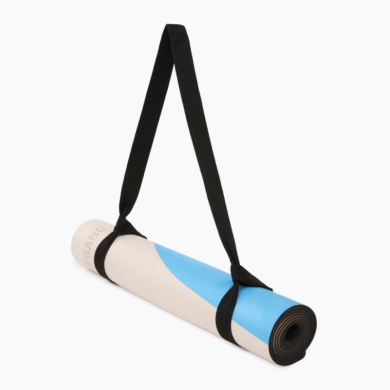 Tappetino yoga/fitness FORCEBAND Wave 4 mm multicolore 6