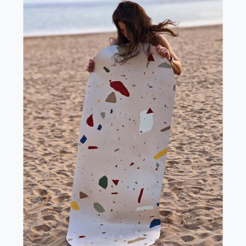 Tappetino da yoga FORCEBAND Mineral microfiber + eco rubber 5 mm mineral 2