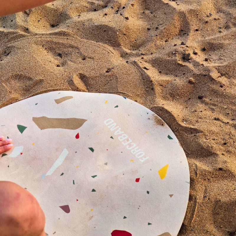 Tappetino da yoga FORCEBAND Mineral microfiber + eco rubber 5 mm mineral 3