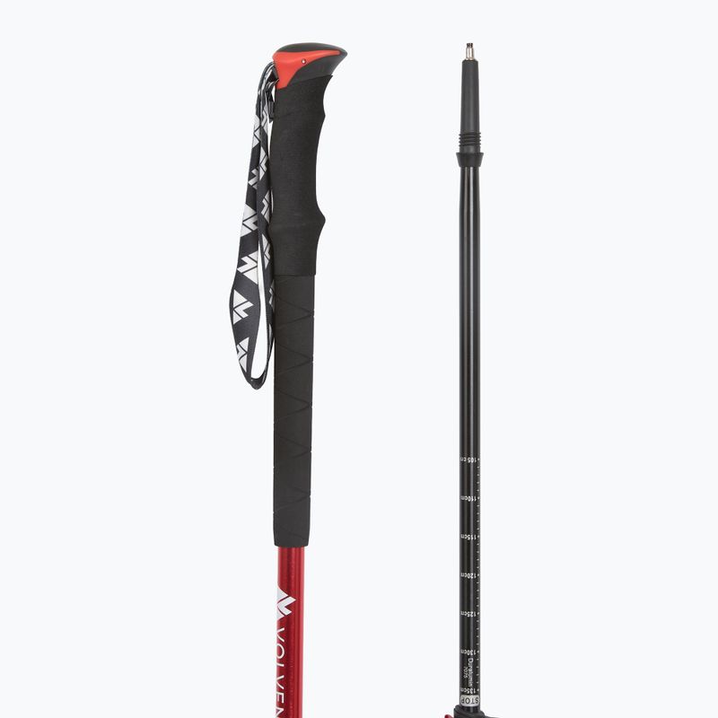 Bastoncini da trekking Volven Adevnture Pro red 3