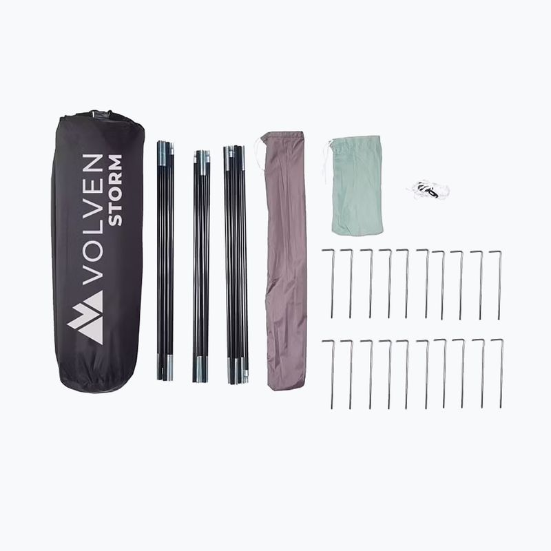 Tenda da trekking 3-osobowy Volven Storm green 5