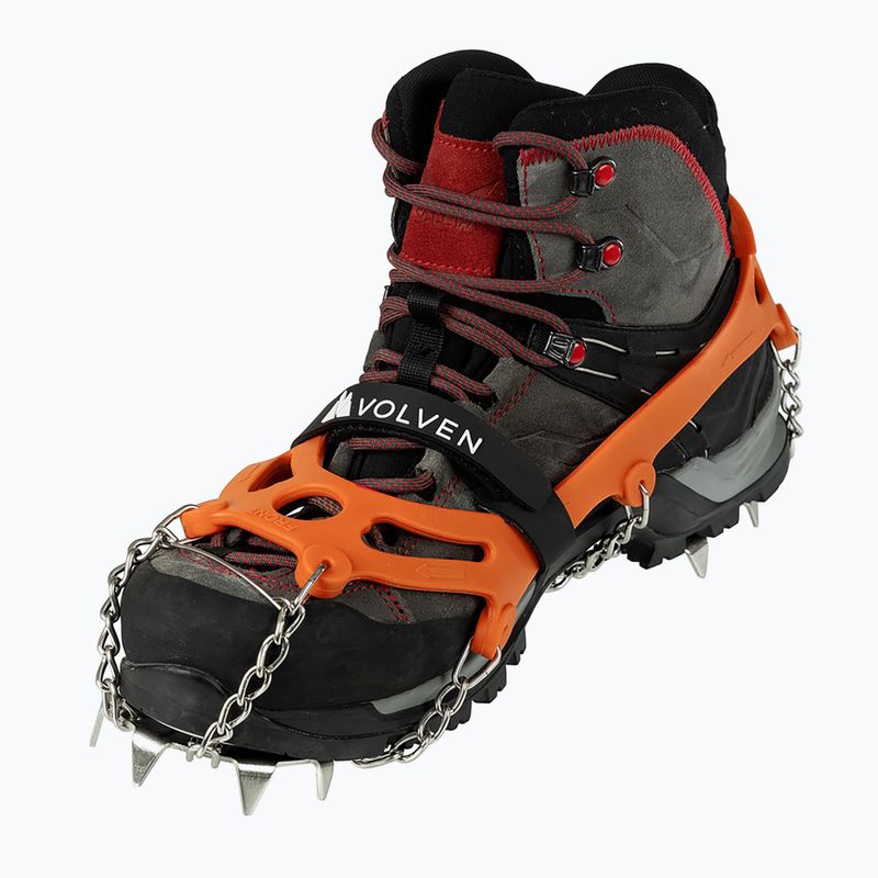Ramponcini antiscivolo per scarpe Volven Pro Traxion orange