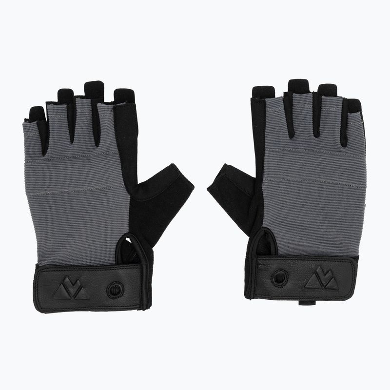 Guanti da arrampicata Volven Ferrata Half Finger gray 2