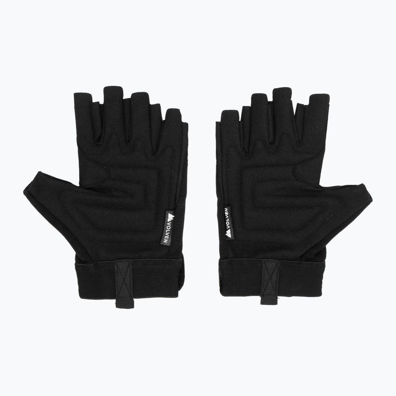 Guanti da arrampicata Volven Ferrata Half Finger black 3