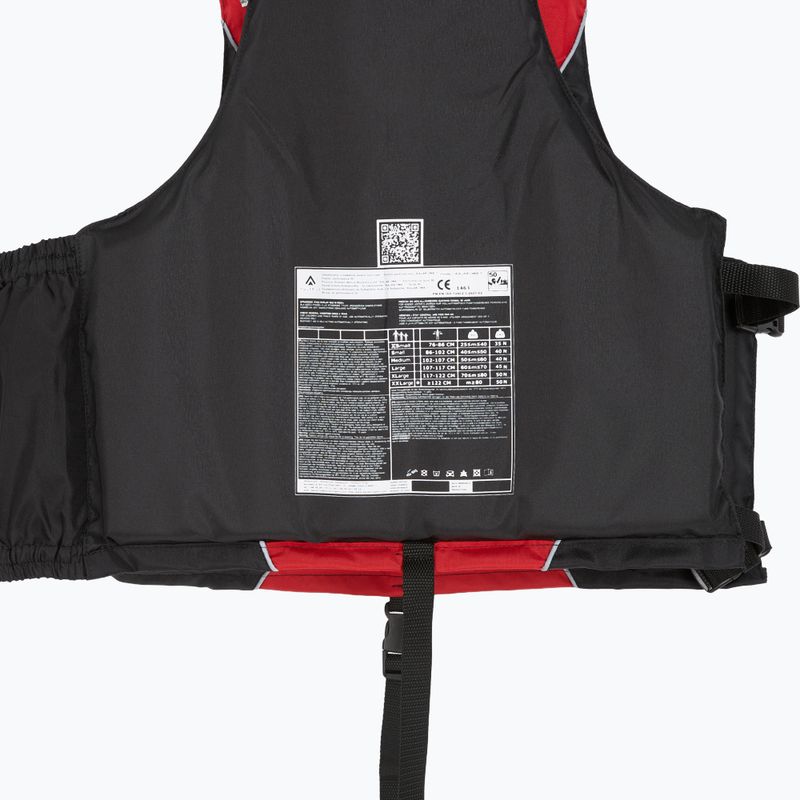 Gilet di assicurazione Aquarius nero/rosso 5