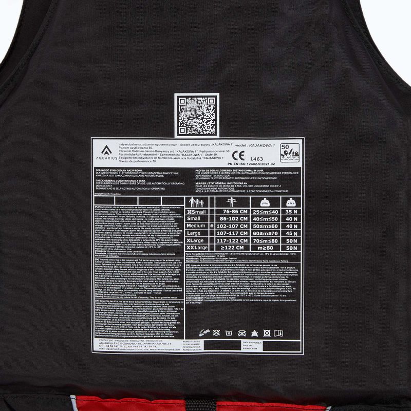 Gilet Aquarius rosso 6