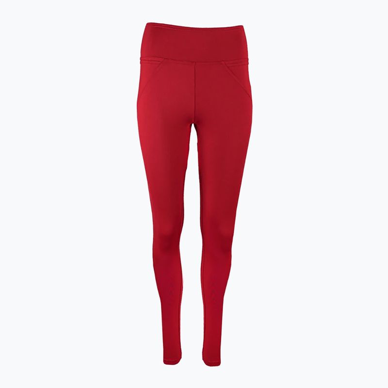 Leggings donna Chiara Wear Push Up rosso