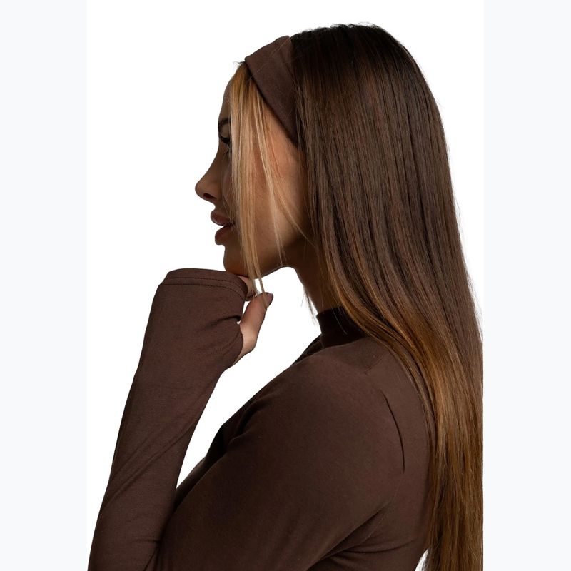 Fascia in cotone da donna Chiara Wear marrone 2