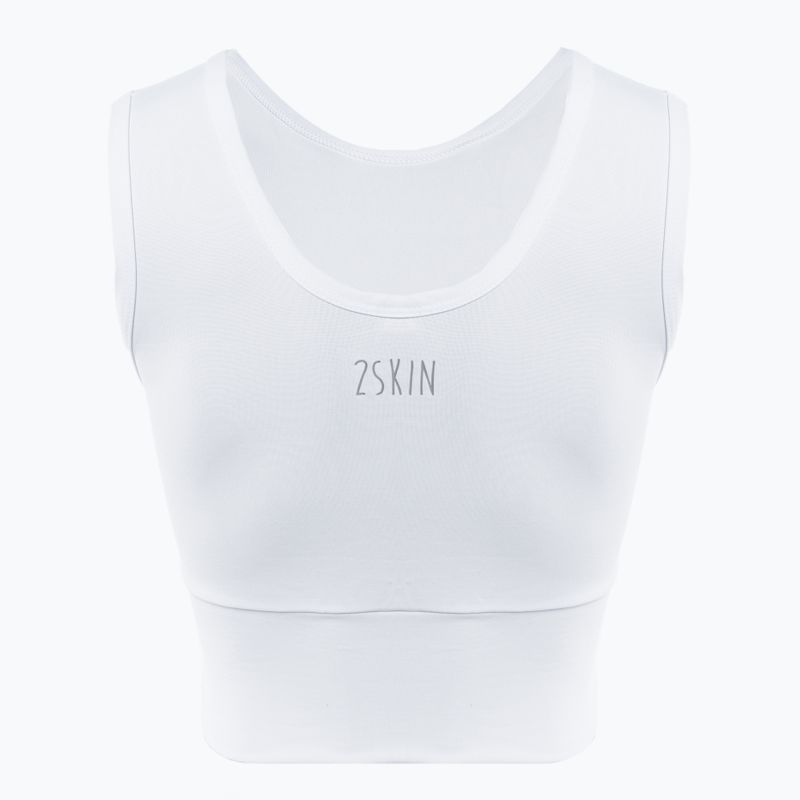 Top da allenamento da donna 2skin Studio White 2