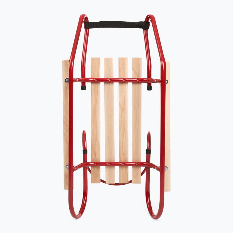 Slitte metalliche HUMBAKA with backrest and footrests red 5