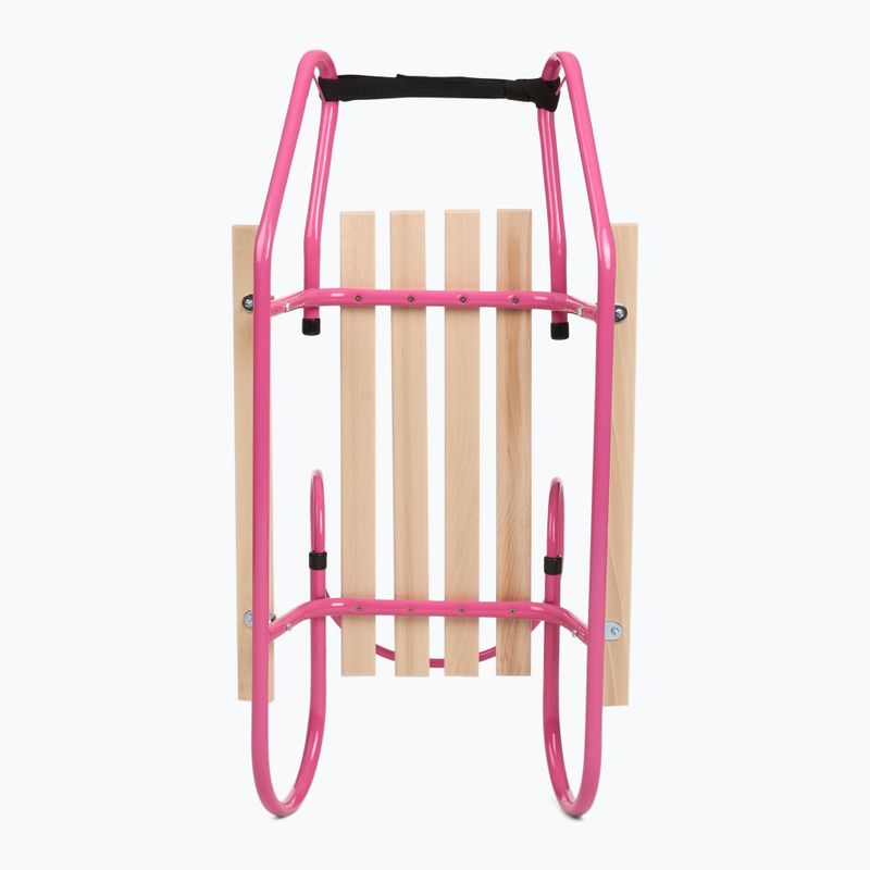 Slitte metalliche HUMBAKA with backrest and footrests pink 5