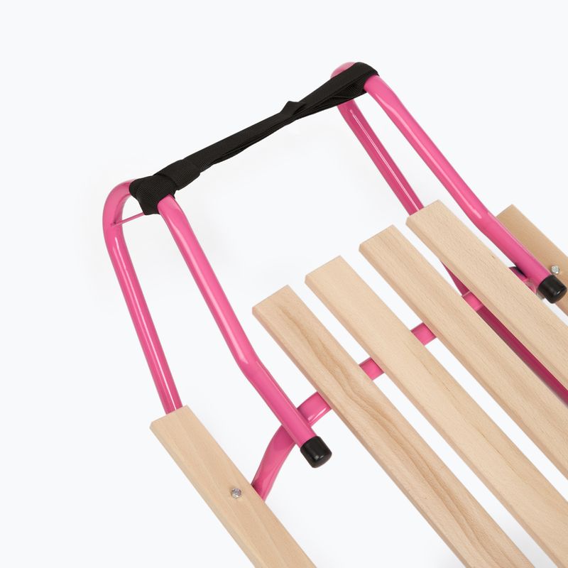 Slitte metalliche HUMBAKA with backrest and footrests pink 7