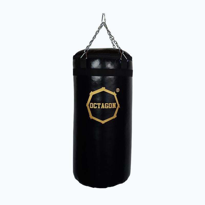 Sacco da boxe Octagon Carbon 90 x 45 cm nero