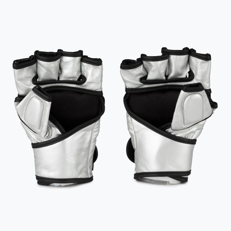 Guanti da grappling Octagon MMA argento metallizzato 2