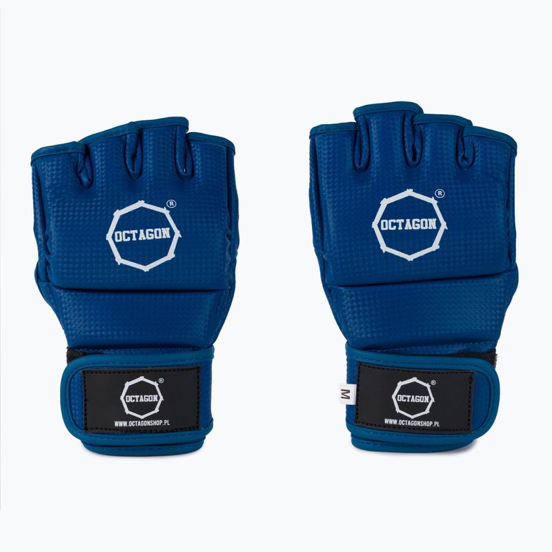 Guanti da grappling MMA Octagon Kevlar blu