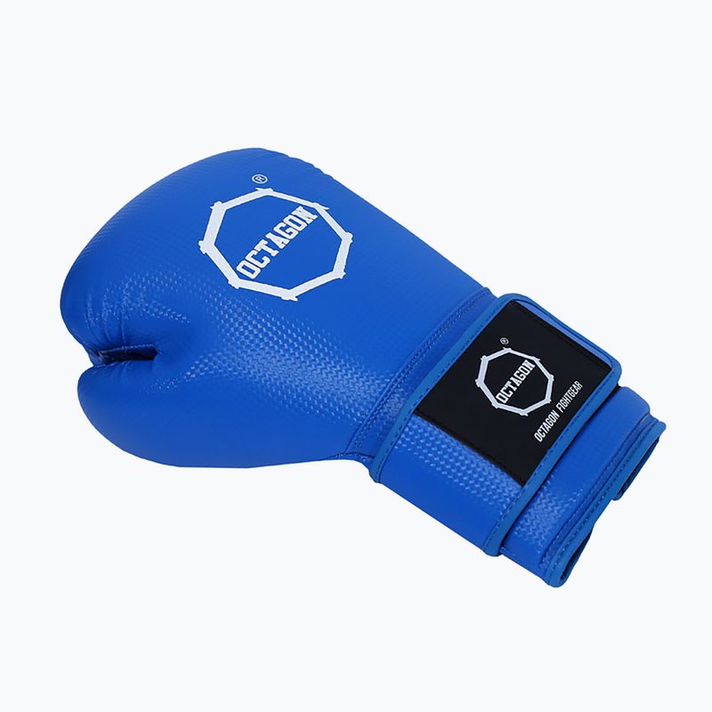 Guanti da boxe Octagon Kevlar blu 2