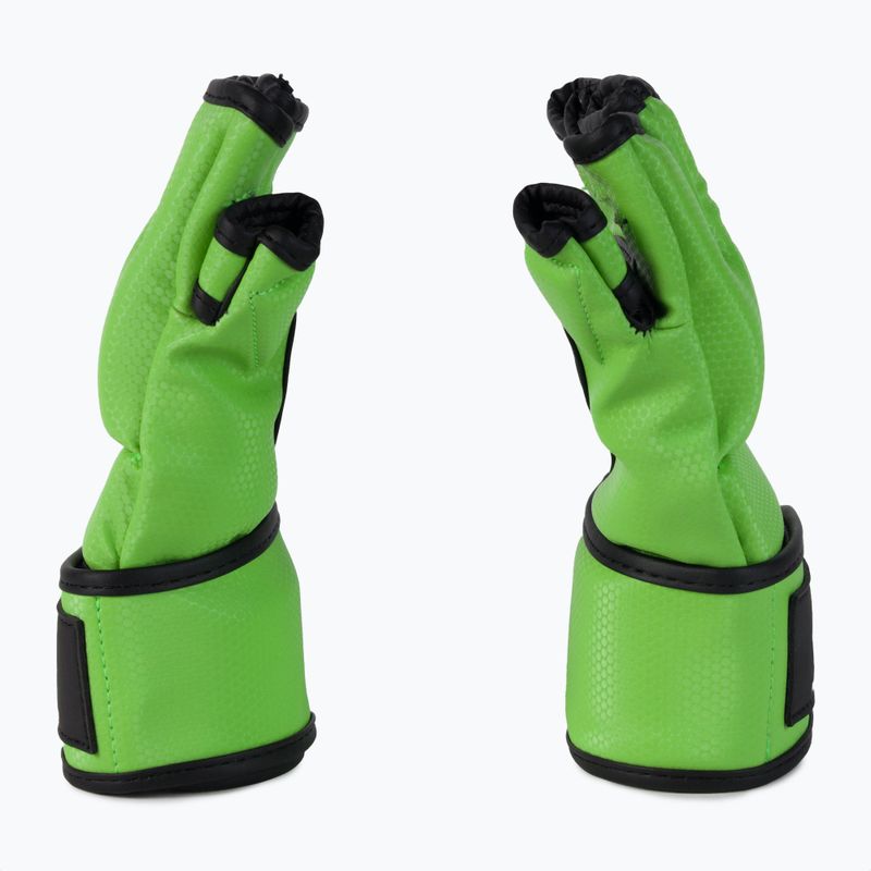 Guanti da grappling MMA Octagon Kevlar verde 4