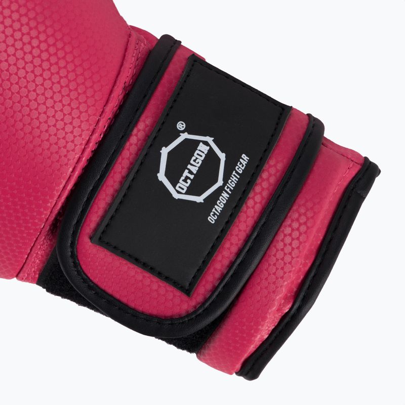 Guanti da boxe Octagon Kevlar rosa 5