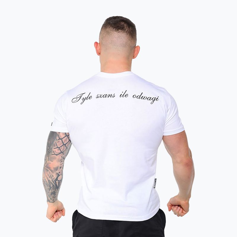 T-shirt Octagon uomo So many chances So many courage Logo bianco 2