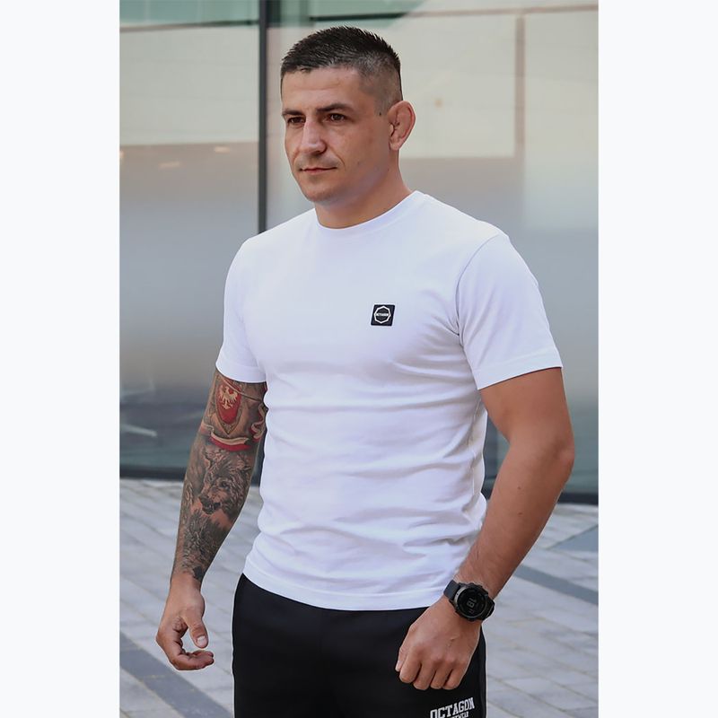 T-shirt Octagon uomo So many chances So many courage Logo bianco 3