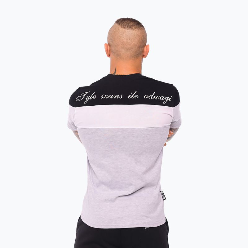 T-shirt da uomo Octagon As Many Chances As Courage black/white/grey 2