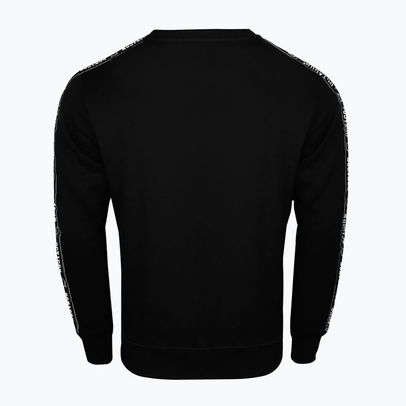 Felpa Octagon Stripe uomo nero 3