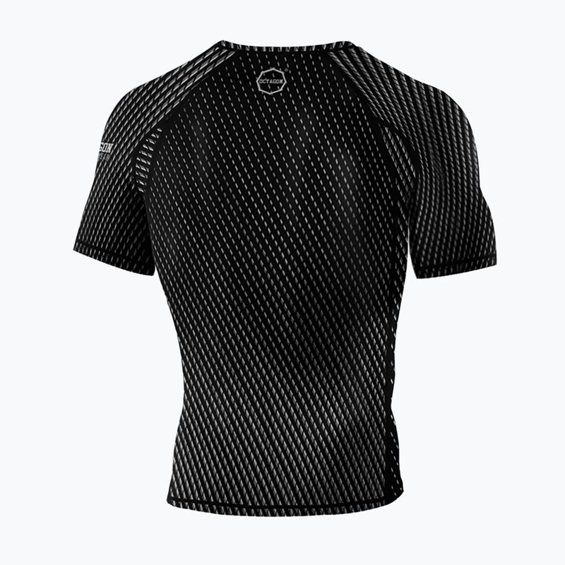 Rashguard Octagon da uomo Enspace grigio 6
