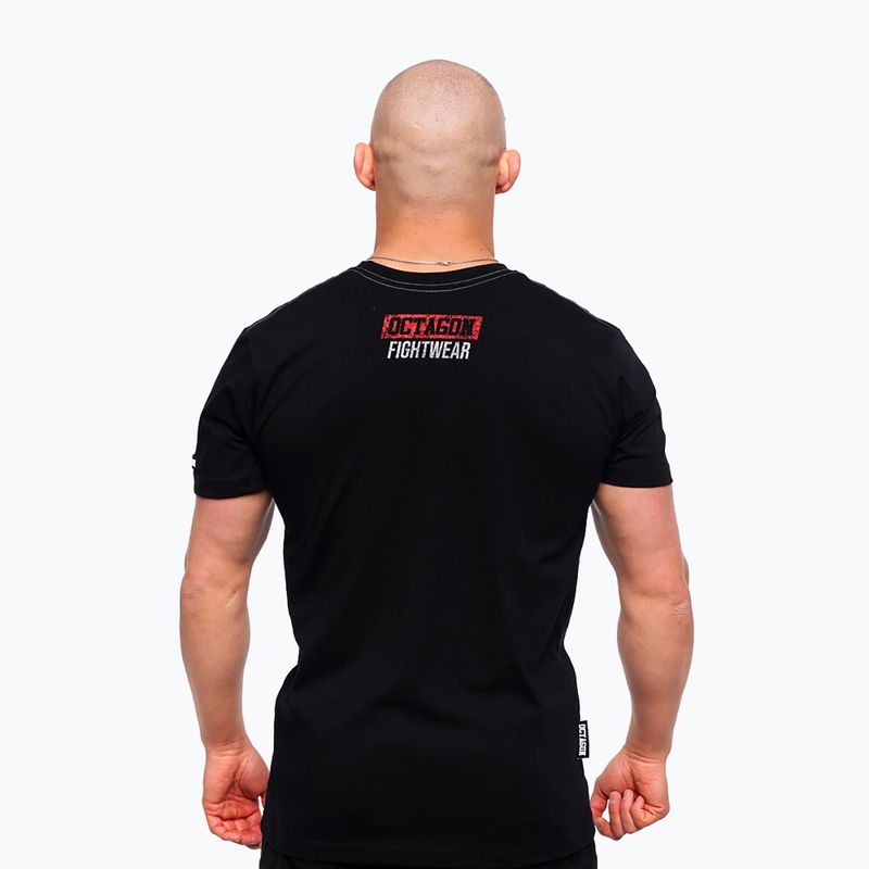 Maglietta Octagon Division Clothes da uomo, nero 2