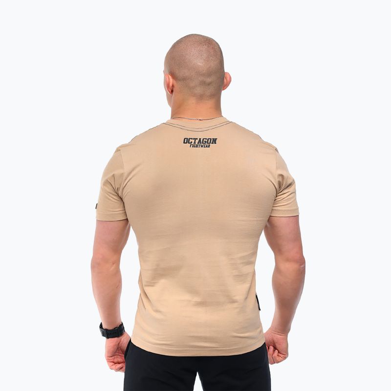 Maglietta Octagon FW Straight uomo beige 2