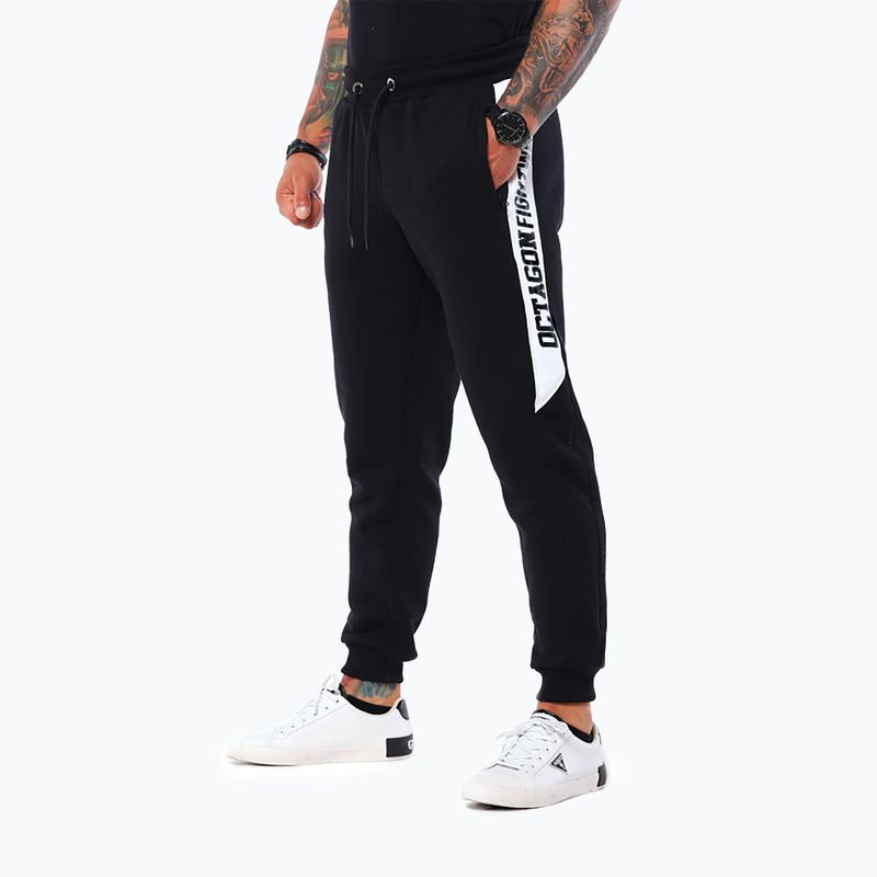 Pantaloni da uomo Octagon Fight Wear nero 4