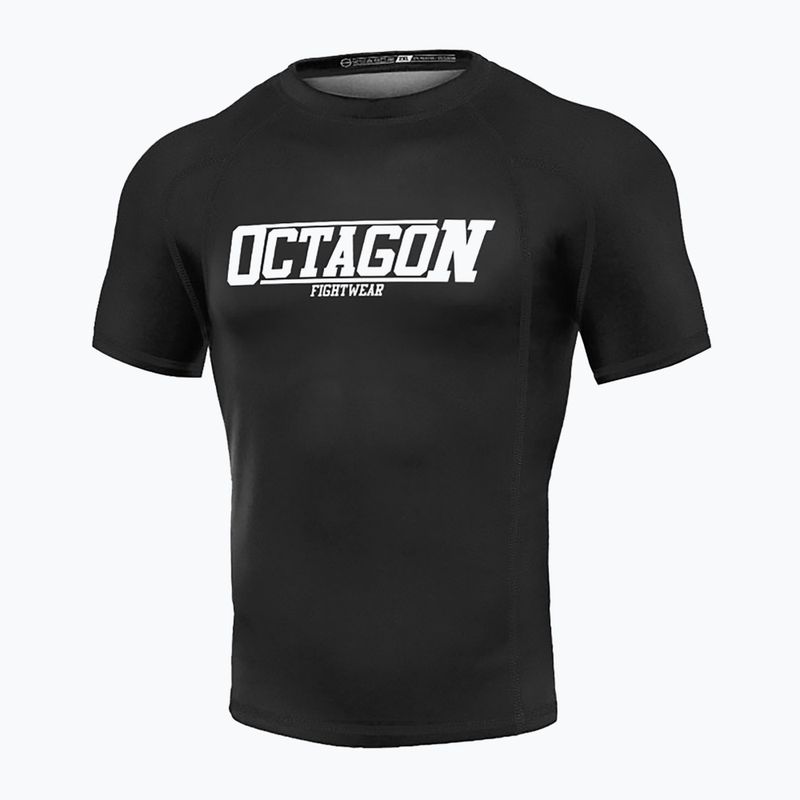 Rashguard da uomo Octagon Premium Fight Wear nero