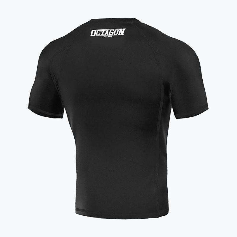 Rashguard da uomo Octagon Premium Fight Wear nero 2