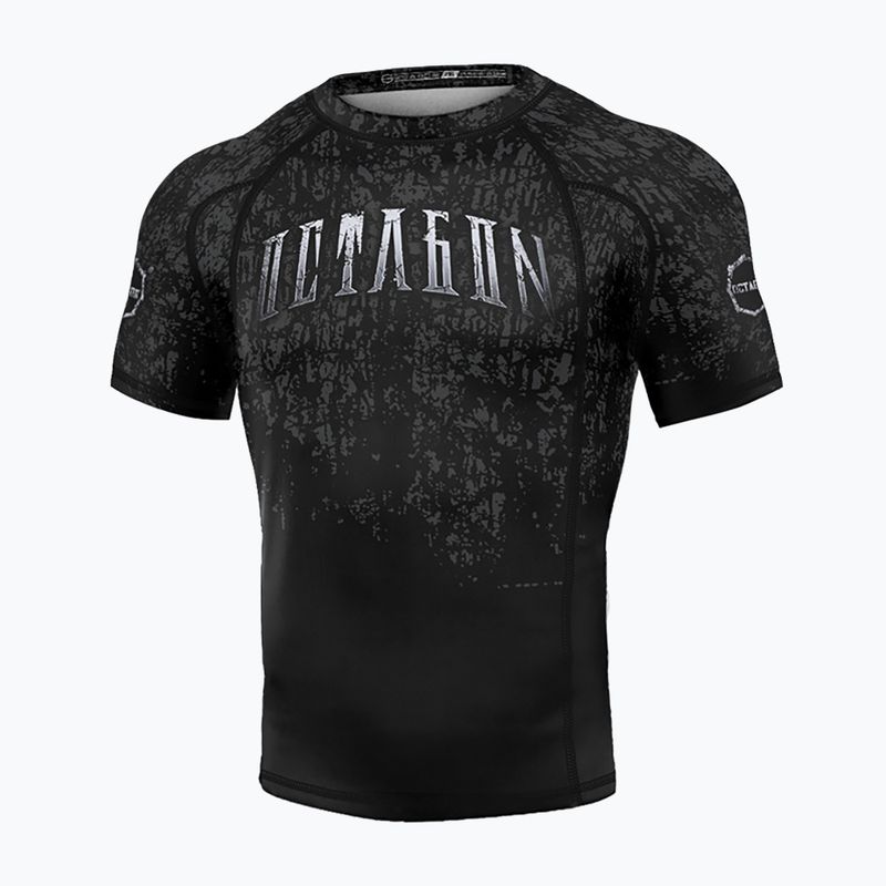 Rashguard Octagon Premium Gladiator nero/multicolore da uomo