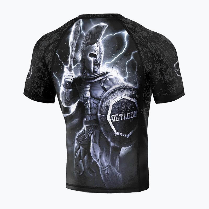 Rashguard Octagon Premium Gladiator nero/multicolore da uomo 2